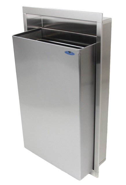 330 Semi-Recessed Wall Mounted Waste Receptacle 13 Gal #FR000337000
