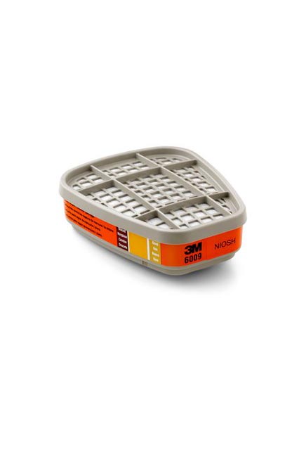 Cartouche contre les vapeurs de mercure ou de chlore 6009 #3M006009000