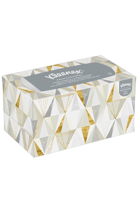 01701 KLEENEX White Folded Hand Paper Towels in Pop-Up Box, 18 x 120 Sheets #KC001701000