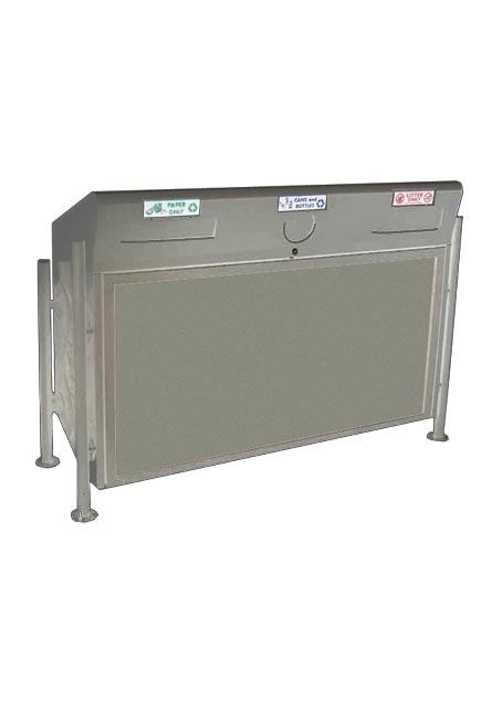 Multi-Stream Recycling & Waste Unit Hazelton 3 #EZEL003S200