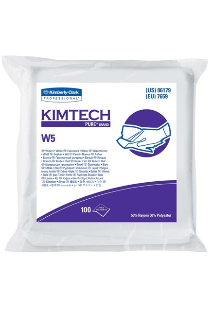 06179 KIMTECH W5 Essuie-tout pour tâches critiques, 5 x 100 feuilles #KC006179000