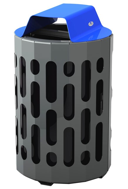 2020 STINGRAY Poubelle de recyclage bleu 42 gal #FR002020BLE