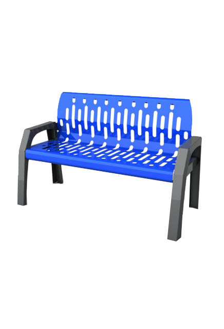 Bancs de parcs 48" pour aire commune 2040 Frost #FR002040BLE