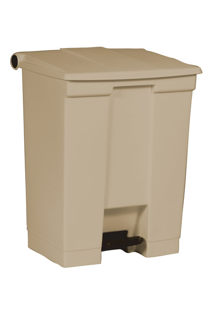 LEGACY Poubelle à pédale en plastique 18 gal #RB006145BEI