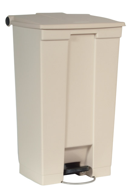 LEGACY Plastic Step-On Waste Container 23 Gal #RB006146BEI