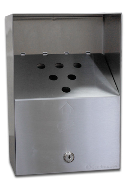 Outdoor Wall Stainless Steel Ash Bin #CD0C8200000