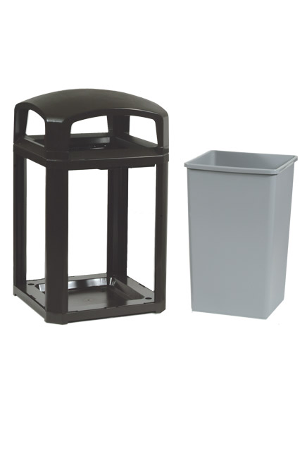 3970 LANDMARK  Outdoor Container Frame for Decorative Panels 35 Gal #RB003970SAB