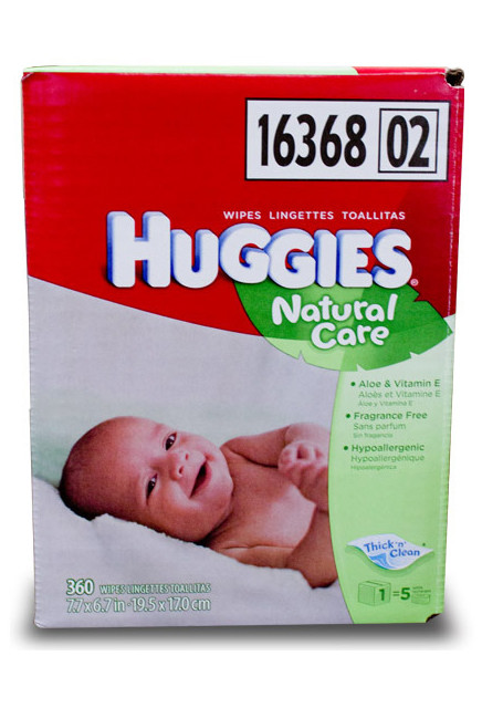 Technical Specifications for Wipes Huggies Natural Care | #PG431950000 |  Montréal, Québec | Lalema inc.