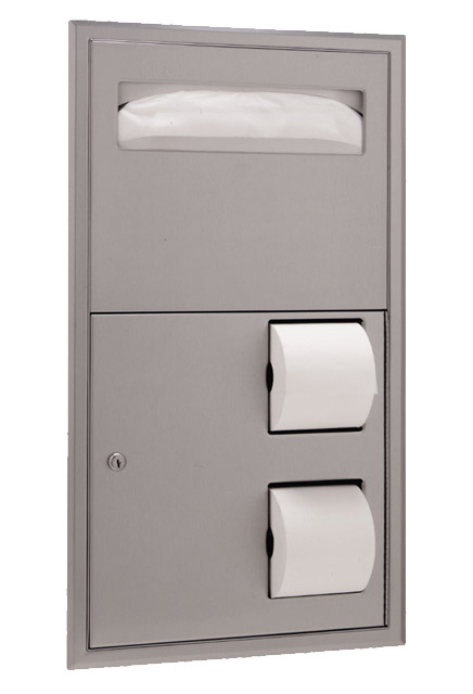 B-3474 ClassicSeries, Toilet Paper and Seat Cover Dispenser #BO0B3474000