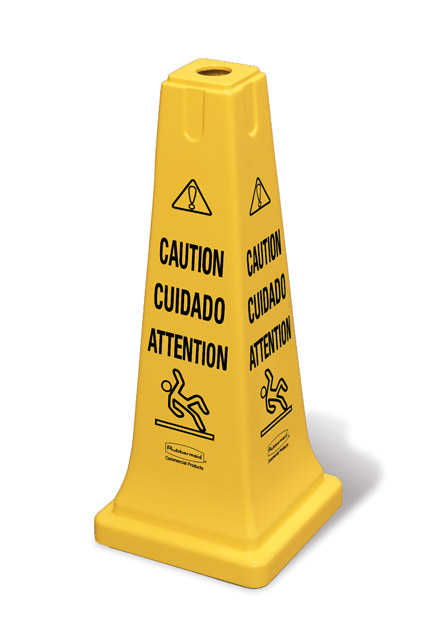 Trilingual Safety Cone 25-3/4" #RB006277000