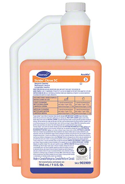 STRIDE CITRUS Concentrated Neutral Cleaner #JH003909000
