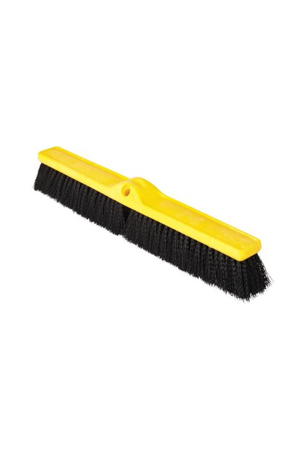 Plastic Push Broom 24" with Black Polypropylene Bristles #RB009B09NOI