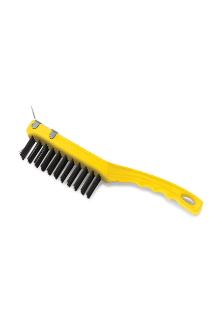 Brosse métallique avec grattoir et poignée angulaire #RB009B46000
