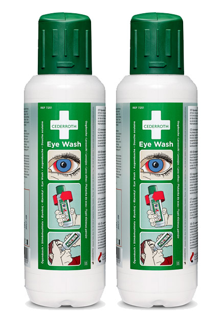 Douche oculaire en bouteille de 500 mL Cederroth #SE072520000