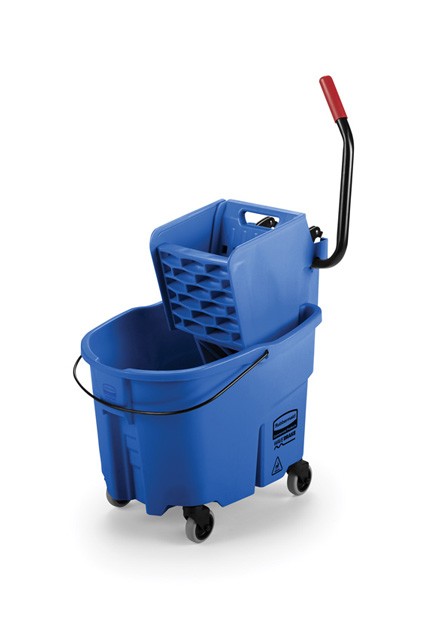 Side Press Bucket & Wringer Combo WaveBrake, 8.75 gal #RB758888BLE