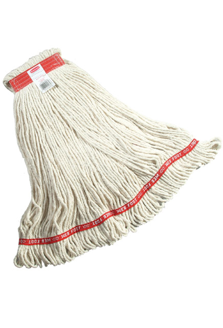 Web Foot, Synthetic Mop, Narrow Band, Looped-end, White #RBA11306000