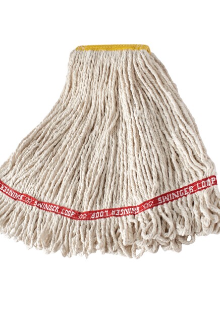 Web Foot, Synthetic Mop, Narrow Band, Looped-end, White #RBA11106BLA