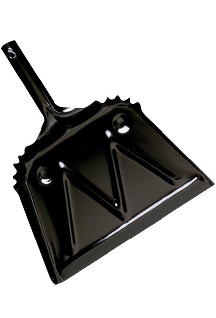 Household Black Metal Dustpan 12" #WH000006000