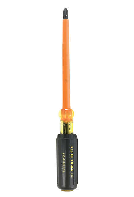 Insulated Screwdriver #2 Round-Shank of 4" Phillips #AM506034100
