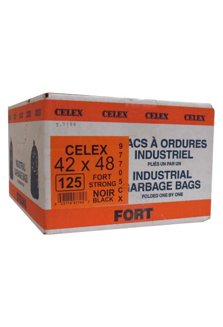 Black Garbage Bags 42 X 48 Celex #GO097705NOI