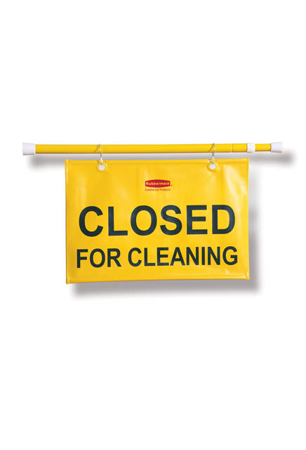 Safety Hanging Sign "Closed for Cleaning" in English Only #RB009S15000