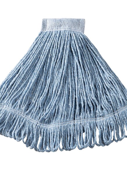 Super Stitch Synthetic Wet Mop, Wide Band, Looped-end, 20 oz #RBD25206BLE