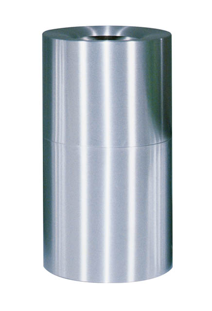 Poubelle ronde en aluminium Atrium #RBAOT35SAGL