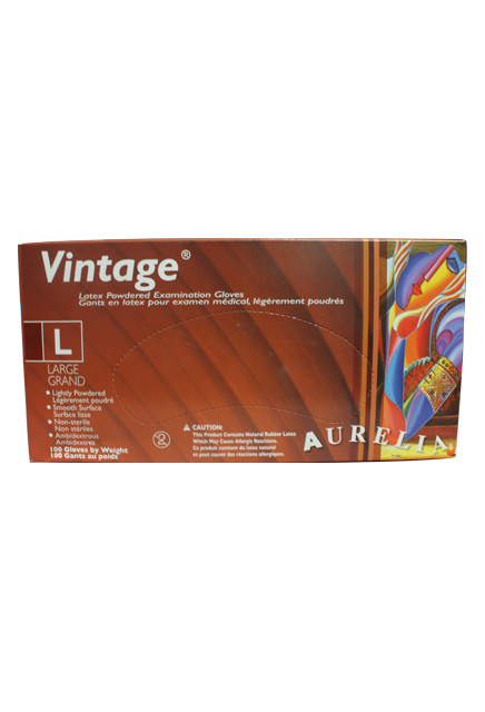 Aurelia Vintage Lightly Powdered Latex Examination Gloves #SE028826000