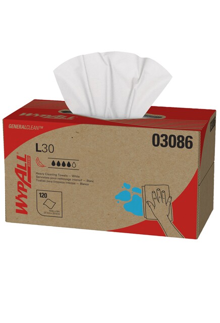 Wypall L30 Chiffons de nettoyage en boîte pop-up #KC003086000
