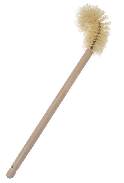 Twisted in Wire Beige Tampico Bowl Brush #AG000924000