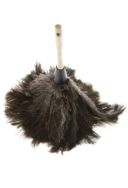 Ostrich Feathers Duster with Wood Handle #AG099373000