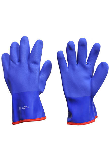 Gants impregnés à 3 reprises de PVC #SE0P3D12000
