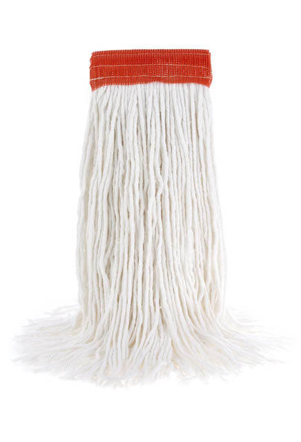 Jaws, Rayon Wet Mop, Wide Band, Cut-end, White #AG004212000