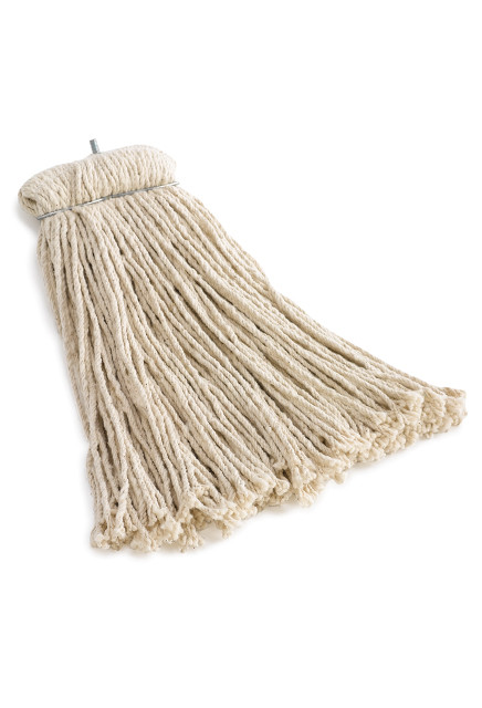 Premium Bolt-On Cut-End Cotton Wet Mop #RBF16600BLA