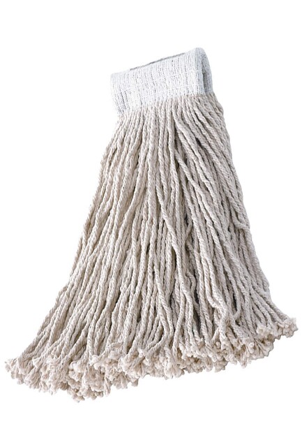 Value Pro, Rayon Wet Mop, Narrow Band, Cut-end, White #RBV41800BLA
