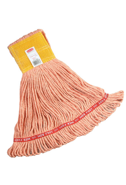 Wide Band Wet Mop WEB FOOT, Orange #RBA15206ORA