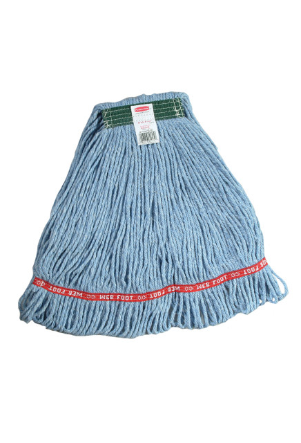 Swinger Loop, Synthetic Wet Mop, Narrow Band, Looped-End, Blue #RBC11106BLE