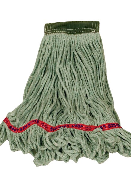 Swinger Loop Synthetic Mop, Wide Band, Looped-End, Green #RBC15306VER