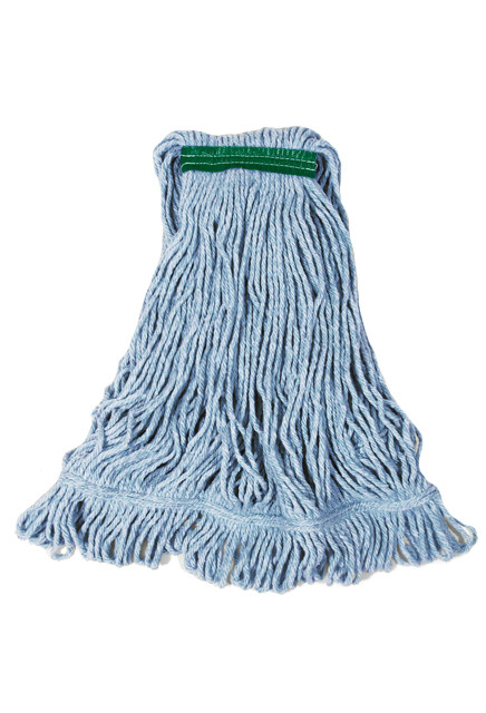 Super Stitch, Synthetic Wet Mop, Narrow Band, Looped-end, Blue #RBD21106BLE