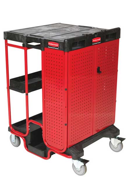 Ladder Cart with Storage Bins Rubbermaid 9T57 #RB009T58NOI