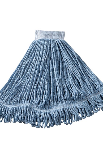 Super Stitch Synthetic Wet Mop, Wide Band, Looped-End, 24 oz #RBD25306BLE