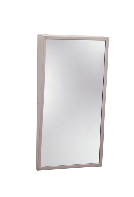 Miroir à angle fixe en acier inoxydable #BO293183600