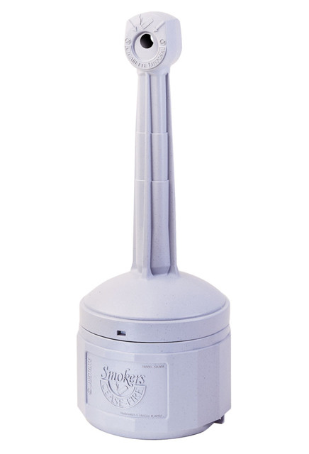 CEASE FIRE SMOKERS Smoking Receptacle with Weighted Base 4 Gal #WH026800GRI