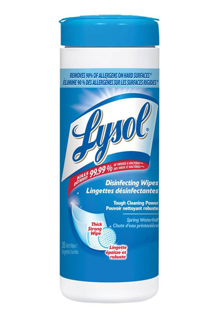 Lingettes désinfectantes Lysol #P2RC7555300