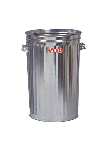 Metal Galvanized Garbage Can 20 Gallons with Lid #WH12163NL00