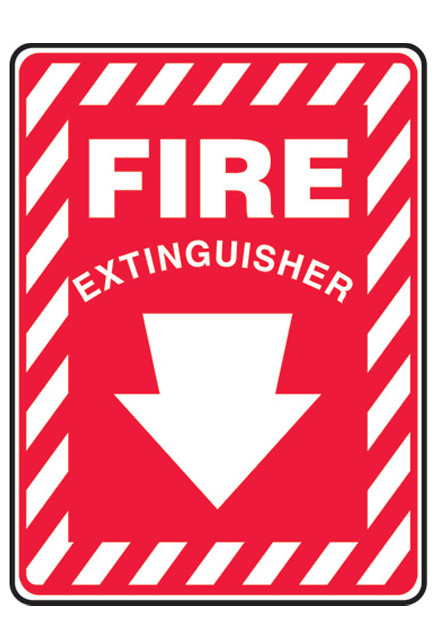Enseigne de sécurité "Extincteur" bilingue #TQSAT894000