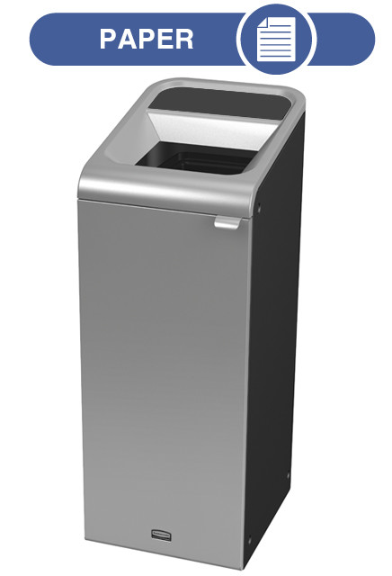Configure Indoor Recycling Container, Grey Stenni, 15 gal #RB196161600