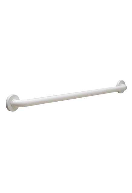 White Vinyl-Coated Grab Bar Antibacterial #BO580616420