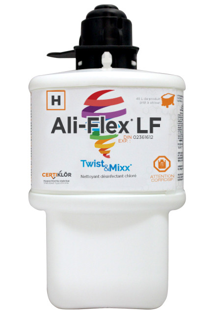 ALI-FLEX LF Chlorinated Low Foam Disinfectant Cleaner Twist & Mixx #LM009625HIG