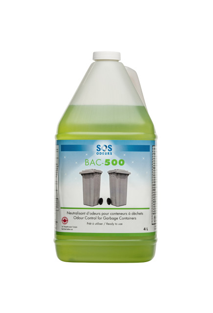 Élimineur d'odeur pour poubelles et bacs BAC-500 #SOBAC5004.0